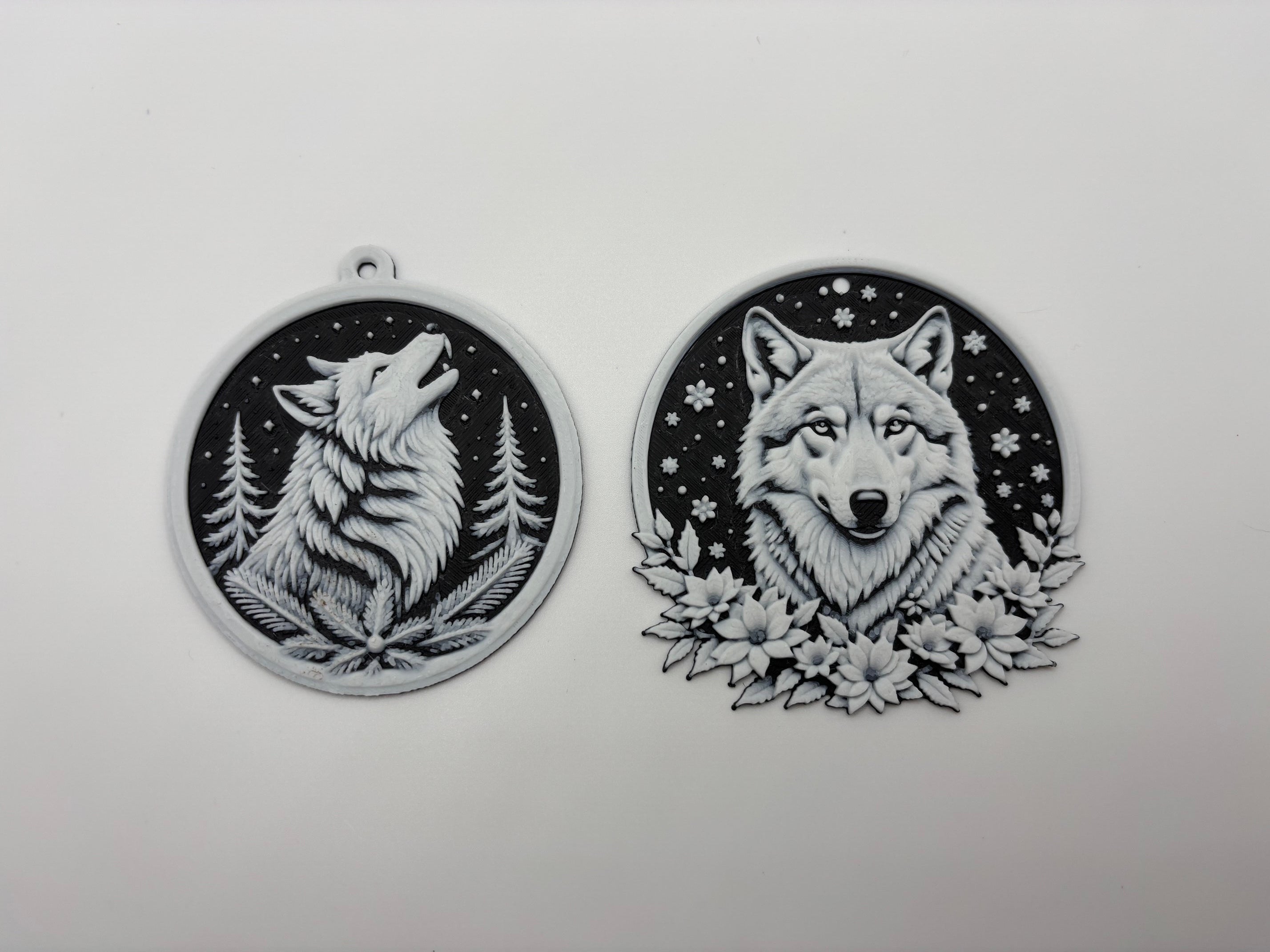 Wolf Ornaments