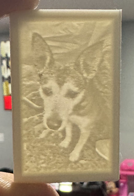 Custom Lithophane Keychain